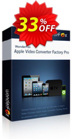 Apple Video Converter Factory Pro Coupon, discount Apple Video Converter Factory Pro hottest discount code 2019. Promotion: hottest discount code of Apple Video Converter Factory Pro 2019