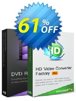 HD Video Converter Factory Pro + WonderFox DVD Ripper Pro Coupon, discount HD Video Converter Factory Pro + WonderFox DVD Ripper Pro best discount code 2019. Promotion: super offer code of HD Video Converter Factory Pro + WonderFox DVD Ripper Pro 2019