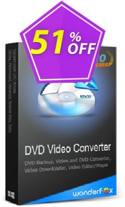 51% OFF WonderFox DVD Video Converter - Lifetime License  Coupon code