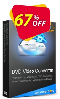 67% OFF WonderFox DVD Video Converter - Family Pack 5 PCs  Coupon code