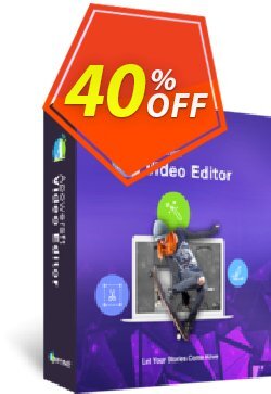 40% OFF ApowerEdit Family License - Lifetime  Coupon code