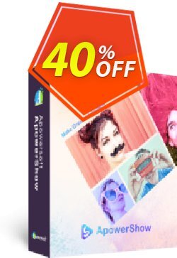 40% OFF ApowerShow Family License - Lifetime  Coupon code