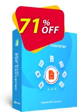 71% OFF Apowersoft PDF Converter Coupon code