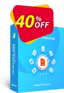 40% OFF PDF Converter Family License - Lifetime  Coupon code