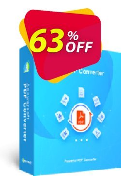 63% OFF Apowersoft PDF Converter - Monthly Subscription  Coupon code