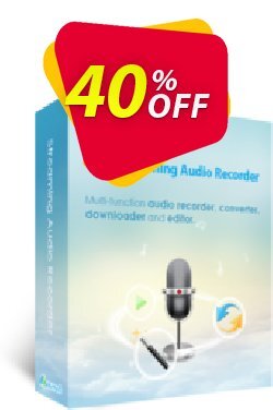 40% OFF Streaming Audio Recorder Family License - Lifetime Coupon code