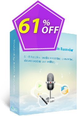 Streaming Audio Recorder Personal License Coupon, discount Streaming Audio Recorder Personal License Super promo code 2022. Promotion: Super promo code of Streaming Audio Recorder Personal License 2022
