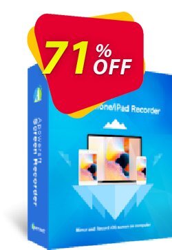 71% OFF Apowersoft iPhone/iPad Recorder Yearly Coupon code