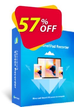 Apowersoft iPhone/iPad Recorder Business Lifetime Coupon, discount Apowersoft iPhone/iPad Recorder Commercial License (Lifetime Subscription) super promotions code 2022. Promotion: amazing discounts code of Apowersoft iPhone/iPad Recorder Commercial License (Lifetime Subscription) 2022