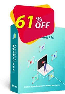 61% OFF ApowerREC Yearly Coupon code