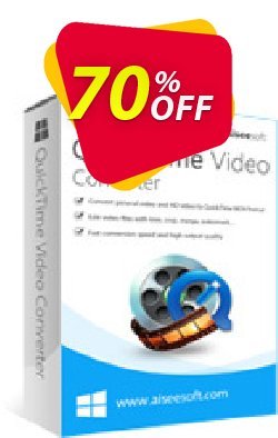 Aiseesoft QuickTime Video Converter Coupon, discount 40% Aiseesoft. Promotion: 40% Off for All Products of Aiseesoft