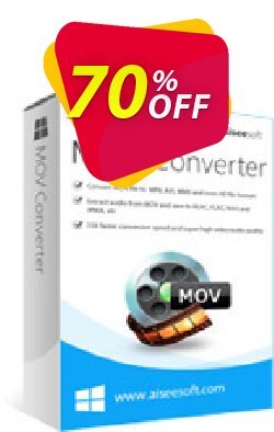 70% OFF Aiseesoft MOV Converter Coupon code