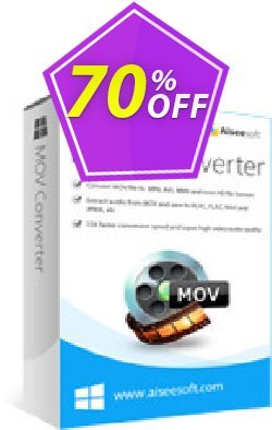 70% OFF Aiseesoft MOV Converter Coupon code