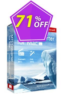 71% OFF Aiseesoft MTS Converter for Mac Coupon code