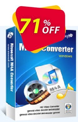 71% OFF Aiseesoft M4A Converter Coupon code