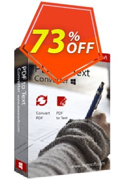 73% OFF Aiseesoft PDF to Text Converter Coupon code