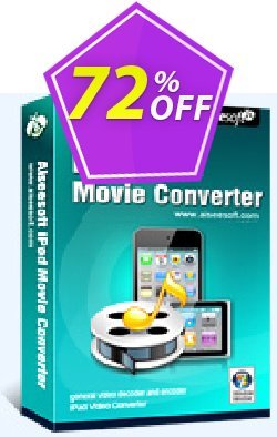 72% OFF Aiseesoft iPod Movie Converter Coupon code