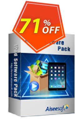 71% OFF Aiseesoft iPad Software Pack Coupon code