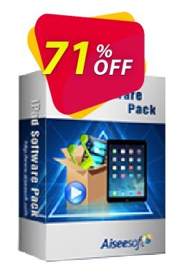 71% OFF Aiseesoft iPad Software Pack Coupon code