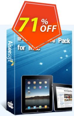 Aiseesoft iPad Software Pack for Mac Coupon, discount Aiseesoft iPad Software Pack for Mac best promo code 2022. Promotion: 40% Off for All Products of Aiseesoft