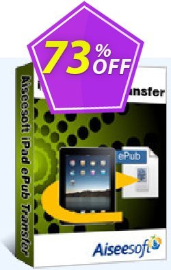 Aiseesoft iPad ePub Transfer Coupon, discount 40% Aiseesoft. Promotion: 