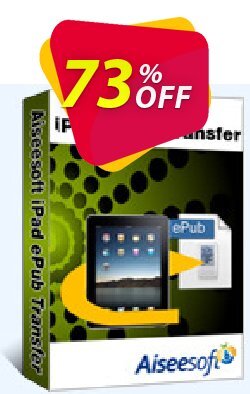 73% OFF Aiseesoft iPad ePub Transfer Coupon code