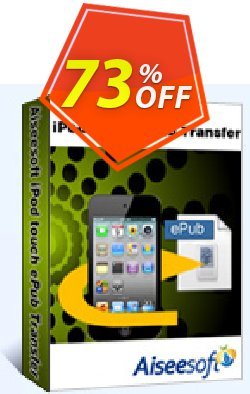 Aiseesoft iPod touch ePub Transfer Coupon, discount 40% Aiseesoft. Promotion: 