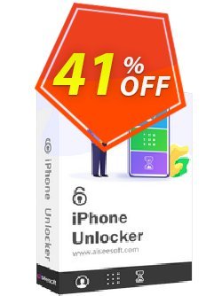 41% OFF Aiseesoft iPhone Unlocker - 1 Year/3 iOS Devices Coupon code