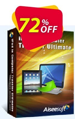 72% OFF Aiseesoft iPad to Computer Transfer Ultimate Coupon code