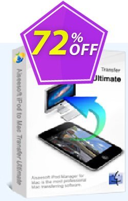 72% OFF Aiseesoft iPod to Mac Transfer Ultimate Coupon code