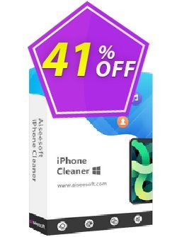 41% OFF Aiseesoft iPhone Cleaner Coupon code