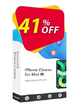 41% OFF Aiseesoft iPhone Cleaner for Mac Coupon code