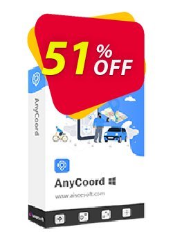 51% OFF Aiseesoft AnyCoord - Lifetime/18 Devices Coupon code