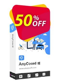 50% OFF Aiseesoft AnyCoord - Lifetime/Unlimited Devices Coupon code