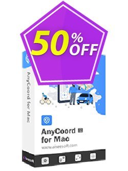 Aiseesoft AnyCoord for Mac + 12 Devices Stunning offer code 2024