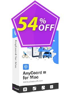 54% OFF Aiseesoft AnyCoord for Mac - 1 Quarter Coupon code
