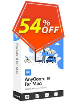 54% OFF Aiseesoft AnyCoord for Mac - 1 Month/12 Devices Coupon code