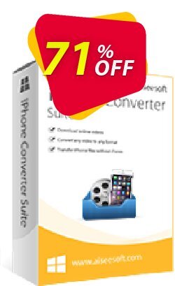 71% OFF Aiseesoft iPhone Converter Suite Coupon code