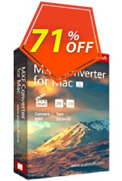 71% OFF Aiseesoft MXF Converter for Mac Coupon code