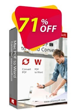 71% OFF Aiseesoft Mac PDF to Word Converter Coupon code