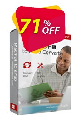Aiseesoft Mac PDF to ePub Converter Coupon, discount 40% Aiseesoft. Promotion: 40% Off for All Products of Aiseesoft