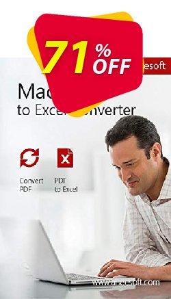 Aiseesoft Mac PDF to Excel Converter Coupon, discount 40% Aiseesoft. Promotion: 40% Off for All Products of Aiseesoft