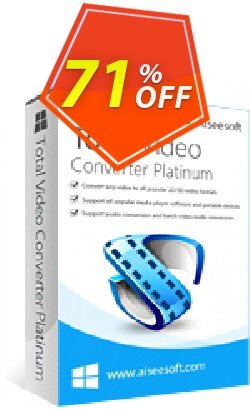 Aiseesoft Total Video Converter Platinum imposing deals code 2024