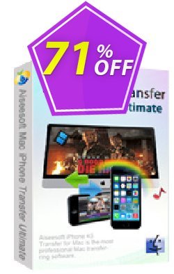 71% OFF Aiseesoft Mac iPhone Transfer Ultimate Coupon code