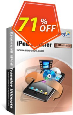 Aiseesoft iPod Transfer Ultimate Coupon, discount 40% Aiseesoft. Promotion: 