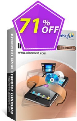 71% OFF Aiseesoft iPod Transfer Ultimate Coupon code