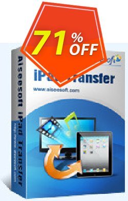 71% OFF Aiseesoft iPad Transfer Ultimate Coupon code