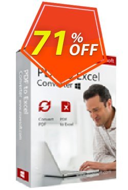 71% OFF Aiseesoft PDF to Excel Converter Lifetime License Coupon code