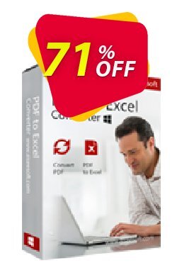 71% OFF Aiseesoft PDF to Excel Converter Lifetime License Coupon code