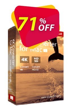 71% OFF Aiseesoft 4K Converter for Mac Coupon code